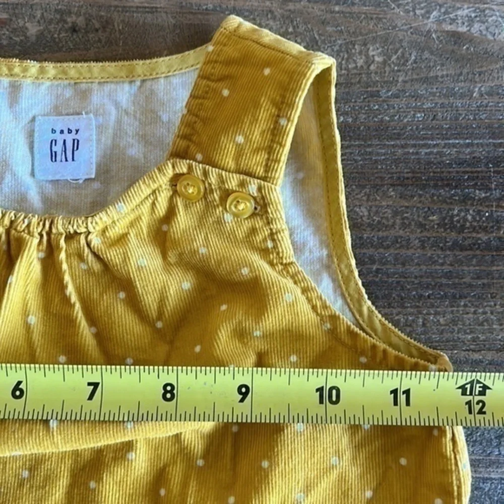 Gap polka dot dress Mustard Color Size 4T